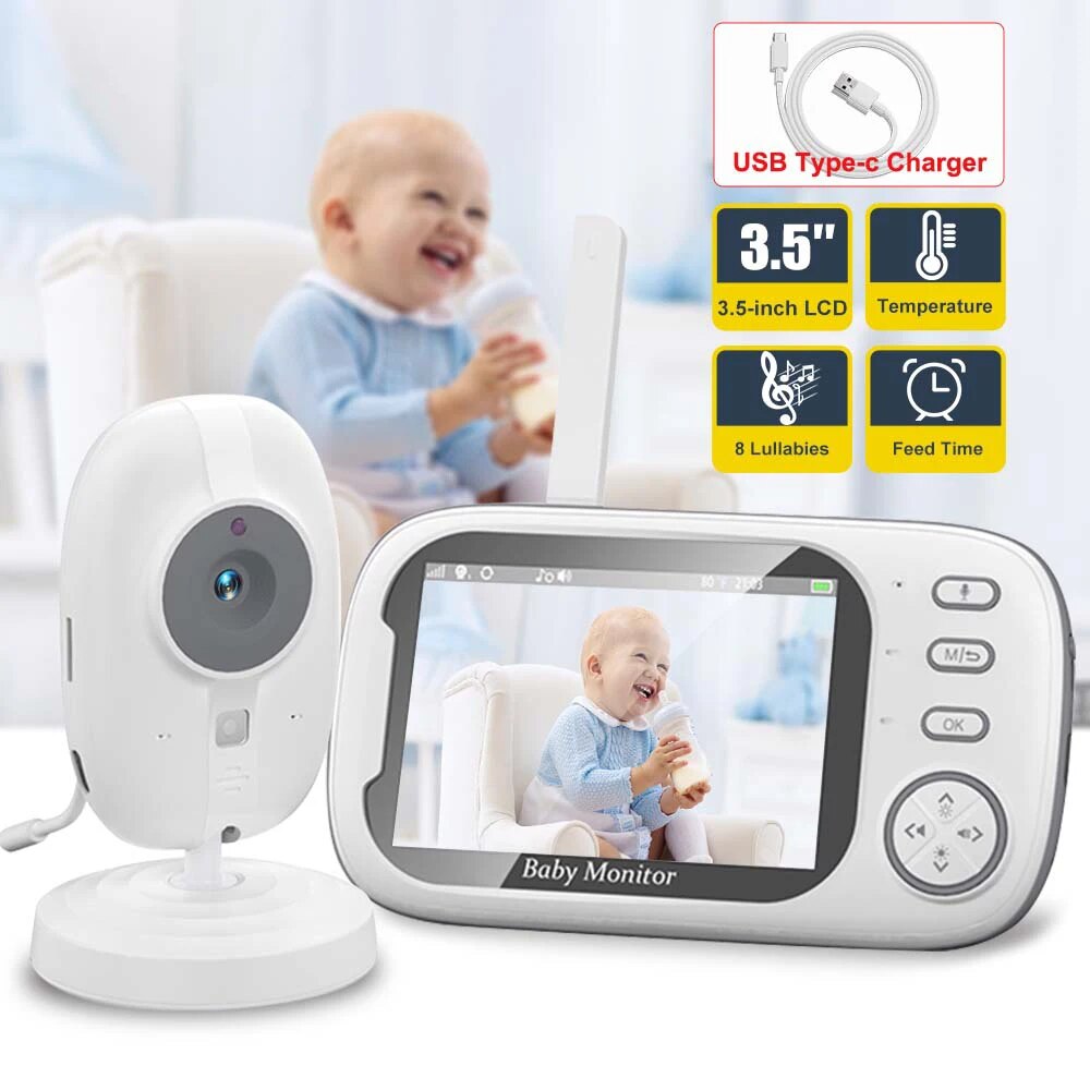 3.5'' Video Baby Monitor 2.4G  - Home Cinema Wireless recension och pris