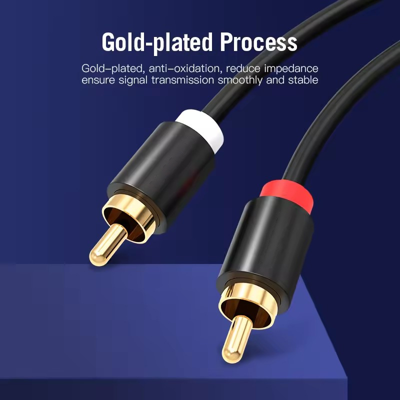 HIFI Stereo RCA Cable 2RCA to  - Audio Home Cinema recension och pris
